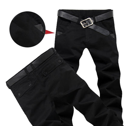 Modieuze Straight Pants Met Zakken