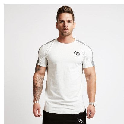 Men's casual T-shirt Breathable round neck short-sleeved T-shirt.