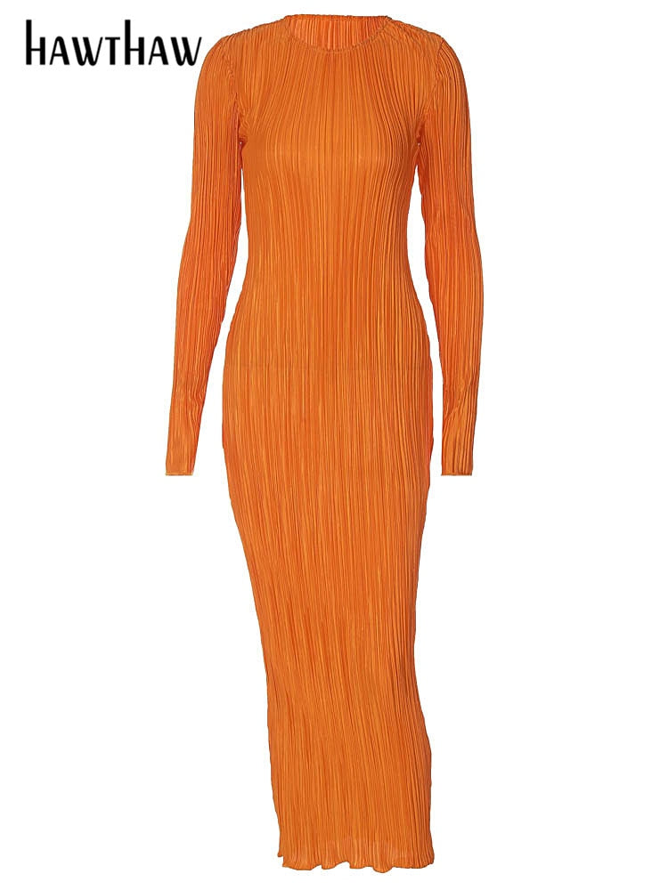 Wholesale Dresses Business | Orange Dresses Women 2022 | Long Sleeve