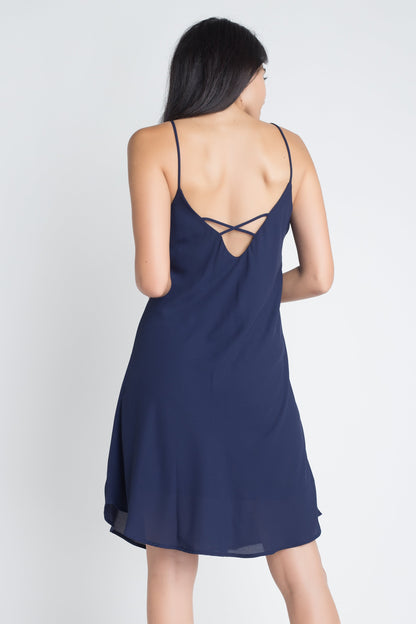 Robe fluide décontractée sans manches pour femme