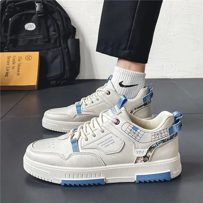 Men's Casual Sneakers Platform Shoes New Fashion Outdoor Man Running Shoes Tennis Training Shoe for Men Lace Up Vulcanized Shoes