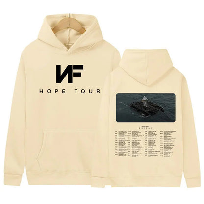 Sweat à capuche tendance pour homme, album de musique du rappeur NF Hope (2024) 