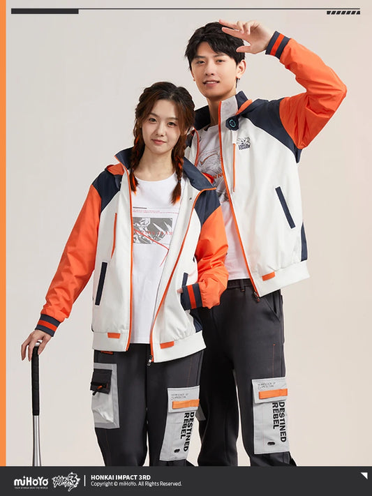 MiHoYo Official Honkai Impact 3 Kiana Kaslana Reburn Woven Jacket Coat Couple Spring Autumn Winter Unisex Hoodies Xmas Gifts