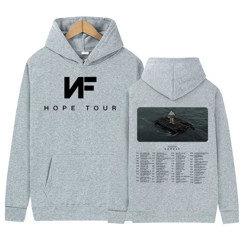 Sweat à capuche tendance pour homme, album de musique du rappeur NF Hope (2024) 