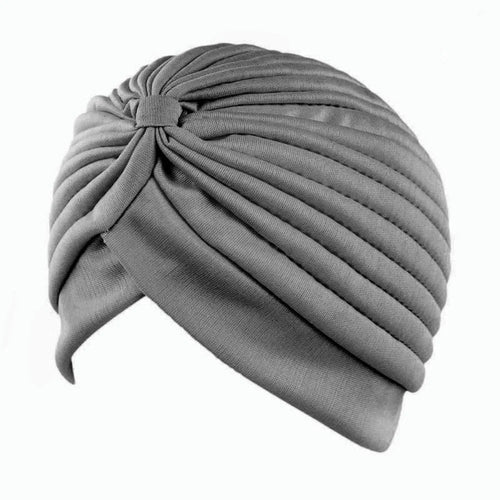 New Knotted Ruffle Turban Ladies Soft Headscarf Casual Streetwear