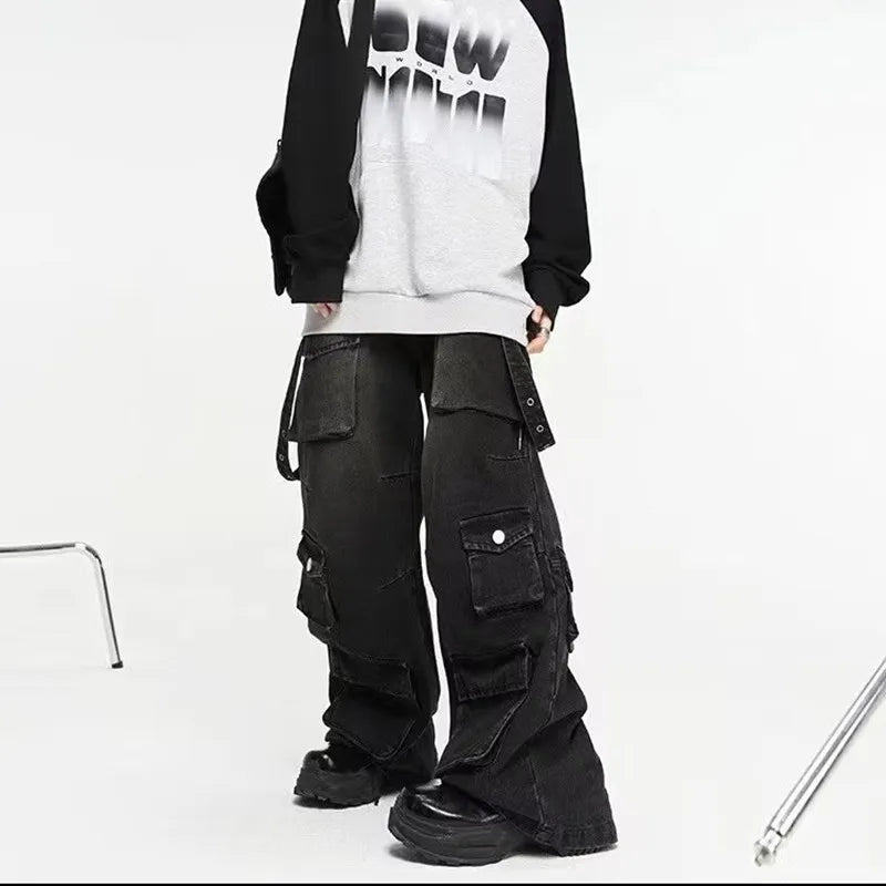 Y2K Streetwear Baggy Cargo