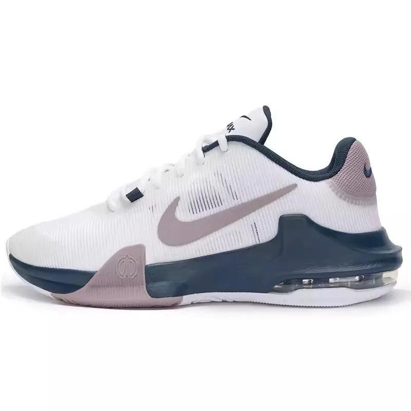 Nike men's shoes new AIR MAX IMPACT 4 air cushion shoes low wear cushioned basketball shoes sports shoes