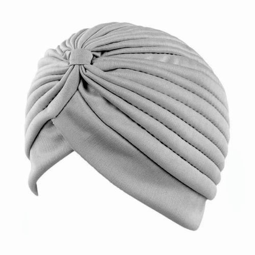 New Knotted Ruffle Turban Ladies Soft Headscarf Casual Streetwear