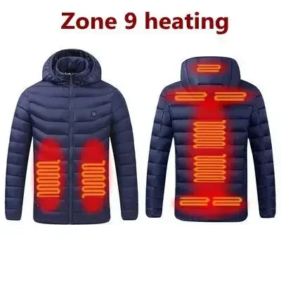 Customizable New Hot Selling 2024 UZZDSS Men's Women's Heated Jackets Coat