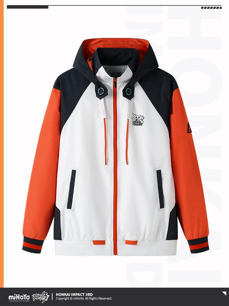 MiHoYo Official Honkai Impact 3 Kiana Kaslana Reburn Woven Jacket Coat Couple Spring Autumn Winter Unisex Hoodies Xmas Gifts