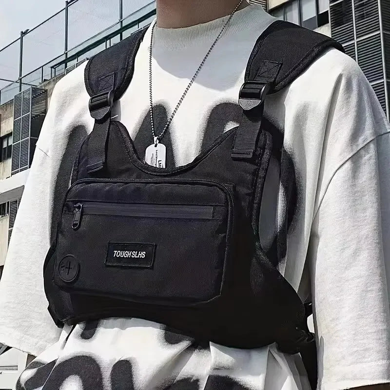 Dormin Chest Bag Waist Bag Hip Hop Streetwear Large Capacity Sports