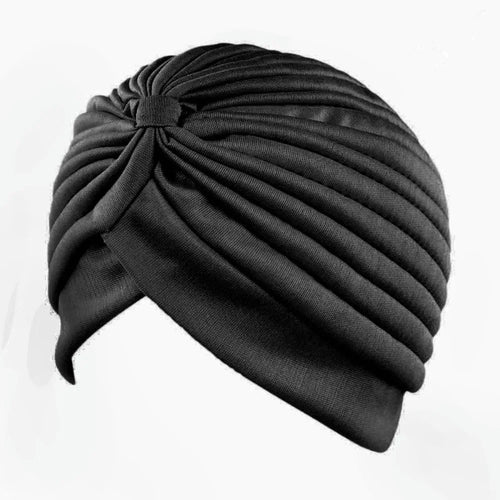 New Knotted Ruffle Turban Ladies Soft Headscarf Casual Streetwear 