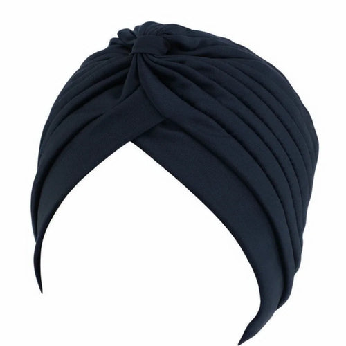 New Knotted Ruffle Turban Ladies Soft Headscarf Casual Streetwear