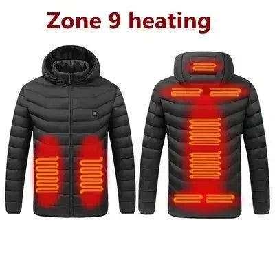 Customizable New Hot Selling 2024 UZZDSS Men's Women's Heated Jackets Coat