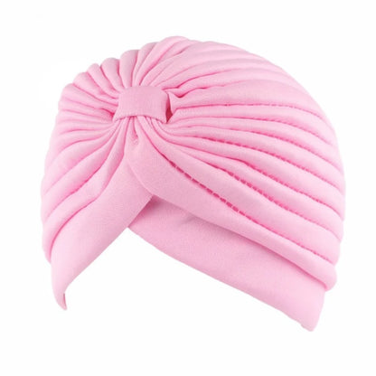 New Knotted Ruffle Turban Ladies Soft Headscarf Casual Streetwear 