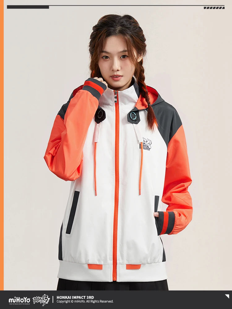 MiHoYo Official Honkai Impact 3 Kiana Kaslana Reburn Woven Jacket Coat Couple Spring Autumn Winter Unisex Hoodies Xmas Gifts