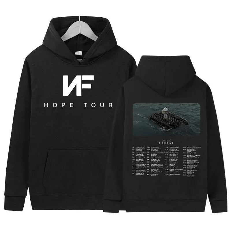 Sweat à capuche tendance pour homme, album de musique du rappeur NF Hope (2024) 