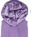 Brushed Hoody Silk Lining Hat Cotton Mixed Polyester