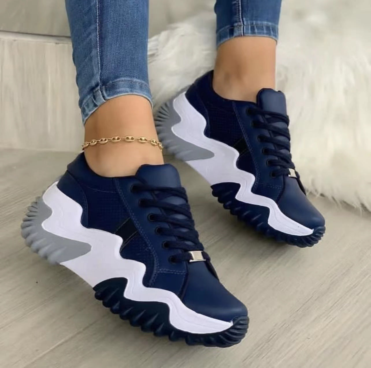 Shoes Lace-up Sports Sneaker