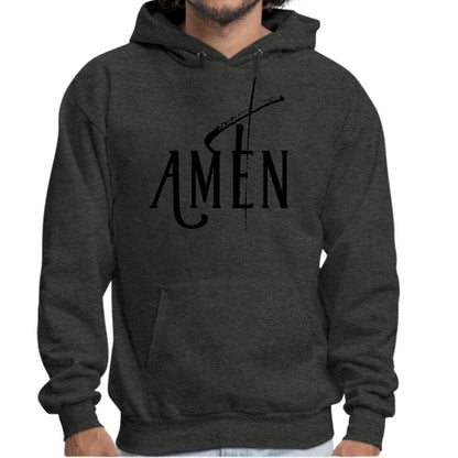 Graphic Hoodie Amen Black