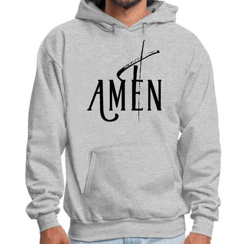 Graphic Hoodie Amen Black