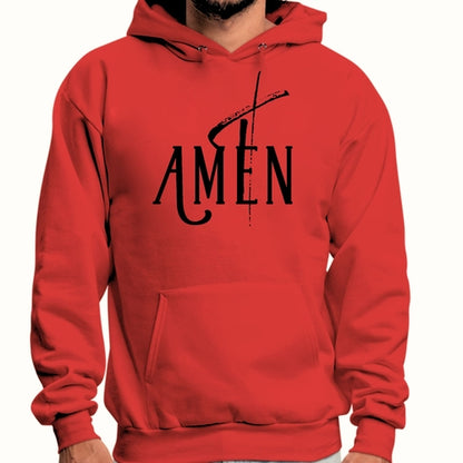 Graphic Hoodie Amen Black