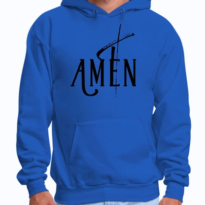 Graphic Hoodie Amen Black